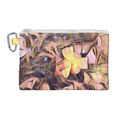 Spring Flowers Canvas Cosmetic Bag (large)