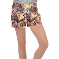 Spring Flowers Women s Velour Lounge Shorts