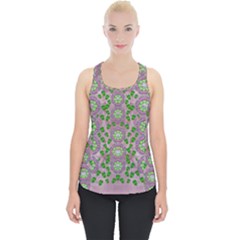 Ivy And  Holm Oak With Fantasy Meditative Orchid Flowers Piece Up Tank Top by pepitasart