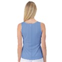 Mod Twist Stripes Blue And White Women s Basketball Tank Top View2