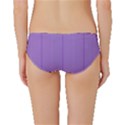 Mod Twist Stripes Purple And White Classic Bikini Bottoms View2