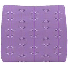 Mod Twist Stripes Purple And White Seat Cushion