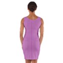 Mod Twist Stripes Pink And White Wrap Front Bodycon Dress View2