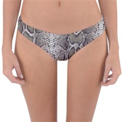 Snake Skin Reversible Hipster Bikini Bottoms by LoolyElzayat