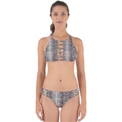 Snake Skin Perfectly Cut Out Bikini Set by LoolyElzayat