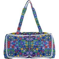 Colorful Flowers Multi Function Bag	