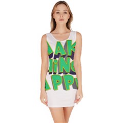 Act Do Text Make Tackle Implement Bodycon Dress by Sapixe