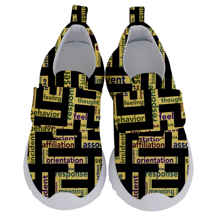 Mindset Stimulus Response Emotion Velcro Strap Shoes