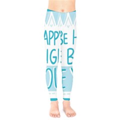 Motivation Positive Inspirational Kids  Legging by Sapixe