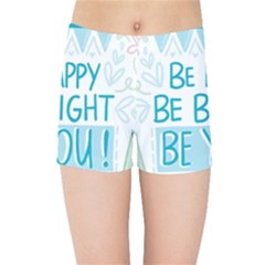 Motivation Positive Inspirational Kids Sports Shorts by Sapixe