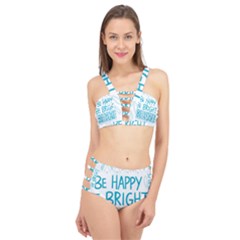 Motivation Positive Inspirational Cage Up Bikini Set