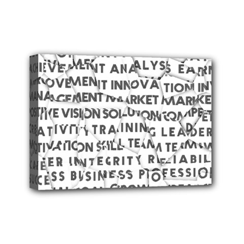 Success Business Professional Mini Canvas 7  X 5  by Sapixe