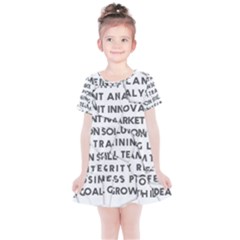 Success Business Professional Kids  Simple Cotton Dress by Sapixe