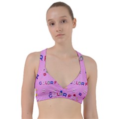 Pattern Desktop Sign Aerial Sweetheart Sports Bra by Sapixe