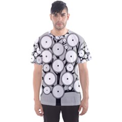 Gears Tree Structure Networks Men s Sports Mesh Tee