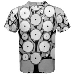 Gears Tree Structure Networks Men s Cotton Tee