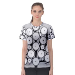 Gears Tree Structure Networks Women s Sport Mesh Tee