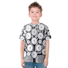 Gears Tree Structure Networks Kids  Cotton Tee