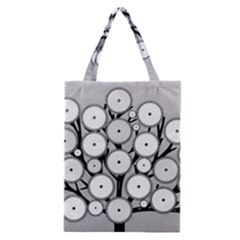 Gears Tree Structure Networks Classic Tote Bag