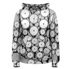 Gears Tree Structure Networks Women s Pullover Hoodie