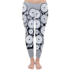 Gears Tree Structure Networks Classic Winter Leggings