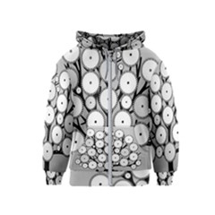 Gears Tree Structure Networks Kids  Zipper Hoodie