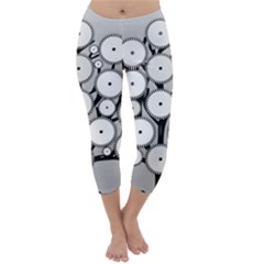 Gears Tree Structure Networks Capri Winter Leggings 