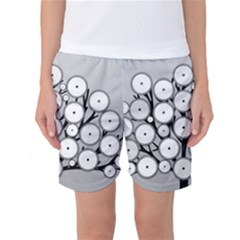 Gears Tree Structure Networks Women s Basketball Shorts