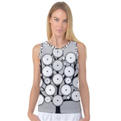 Gears Tree Structure Networks Women s Basketball Tank Top