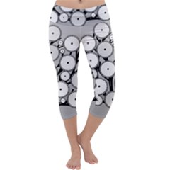 Gears Tree Structure Networks Capri Yoga Leggings