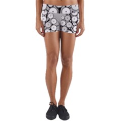 Gears Tree Structure Networks Yoga Shorts