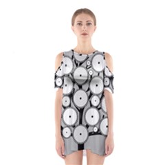 Gears Tree Structure Networks Shoulder Cutout One Piece