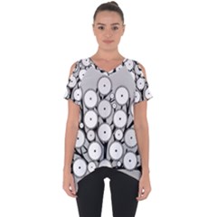 Gears Tree Structure Networks Cut Out Side Drop Tee