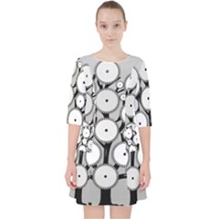 Gears Tree Structure Networks Pocket Dress