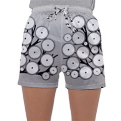 Gears Tree Structure Networks Sleepwear Shorts