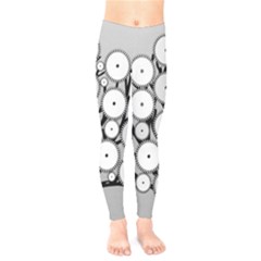 Gears Tree Structure Networks Kids  Legging