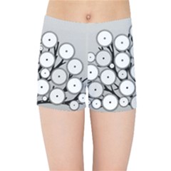 Gears Tree Structure Networks Kids Sports Shorts by Sapixe