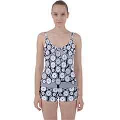 Gears Tree Structure Networks Tie Front Two Piece Tankini