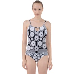 Gears Tree Structure Networks Cut Out Top Tankini Set