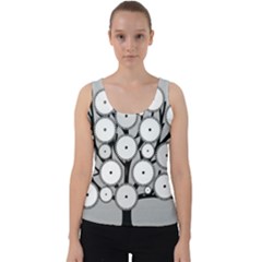 Gears Tree Structure Networks Velvet Tank Top