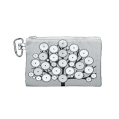 Gears Tree Structure Networks Canvas Cosmetic Bag (Small)