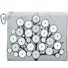 Gears Tree Structure Networks Canvas Cosmetic Bag (XXXL)