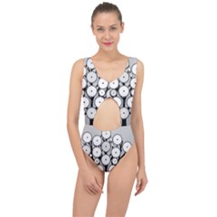 Gears Tree Structure Networks Center Cut Out Swimsuit