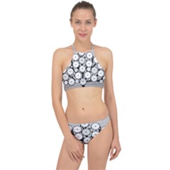 Gears Tree Structure Networks Racer Front Bikini Set