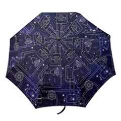 Networks Internet Social Folding Umbrellas by Sapixe