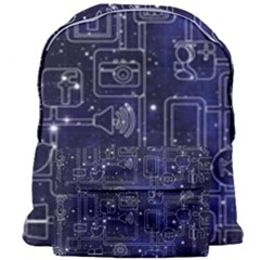 Networks Internet Social Giant Full Print Backpack by Sapixe