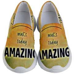 Beautiful Day Cheerful Munter Kid s Lightweight Slip Ons by Sapixe