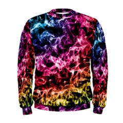 Smoke Colors Soul Black Blue Men s Sweatshirt by Sapixe