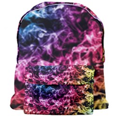 Smoke Colors Soul Black Blue Giant Full Print Backpack by Sapixe