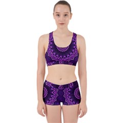 Mandala Purple Mandalas Balance Work It Out Gym Set by Sapixe